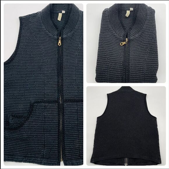 by J.J Black Zip Up Vest w/ Front Pockets Sz S - Picture 2 of 13